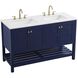 Theo 54 X 34 inch Blue Bathroom Vanity Cabinet