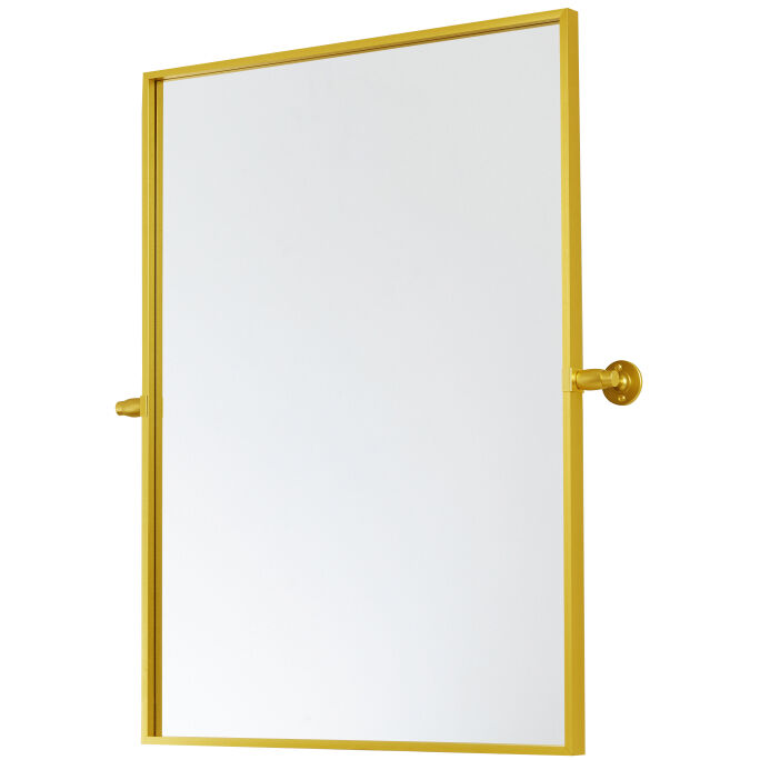 Everly 32 X 24 inch Gold Mirror