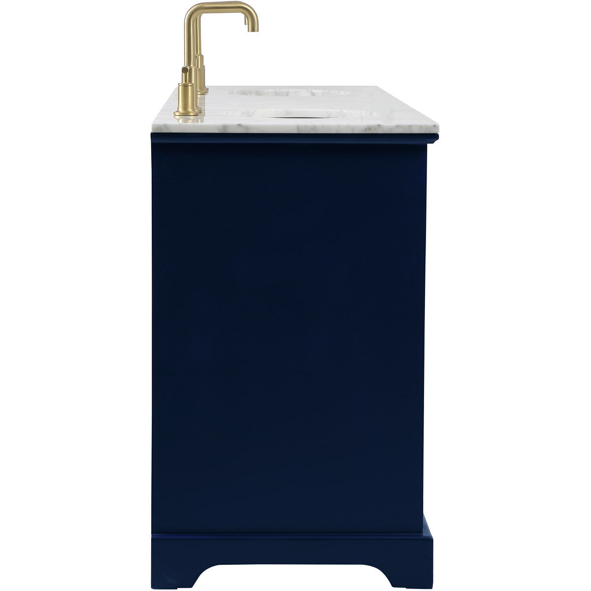 Americana 72 X 22 X 35 inch Blue Vanity Sink Set
