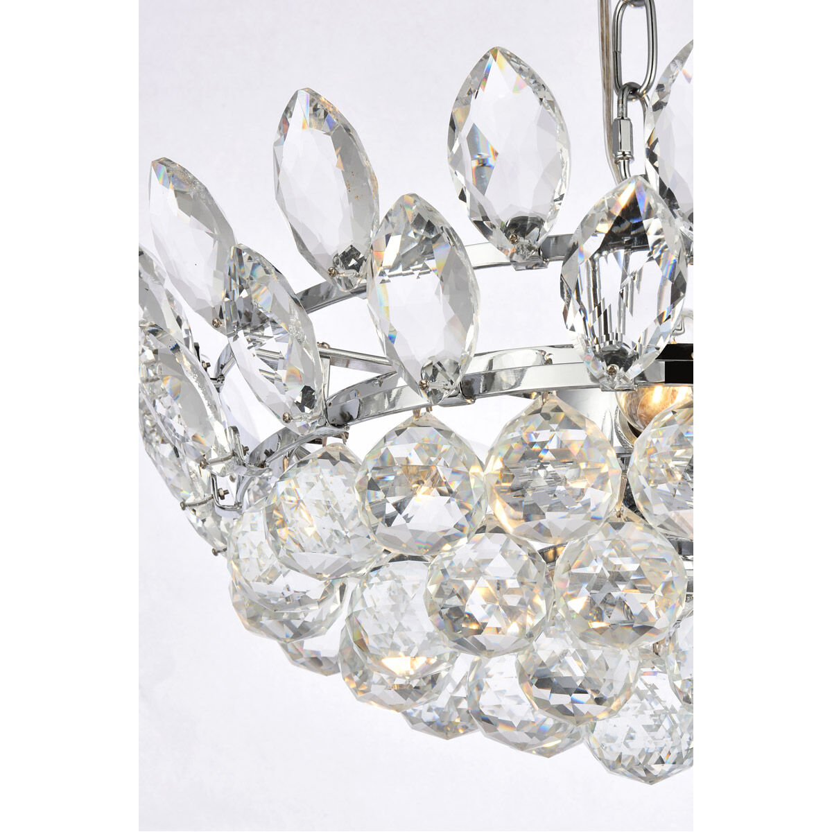 Emilia 3 Light 14 inch Chrome Pendant Ceiling Light