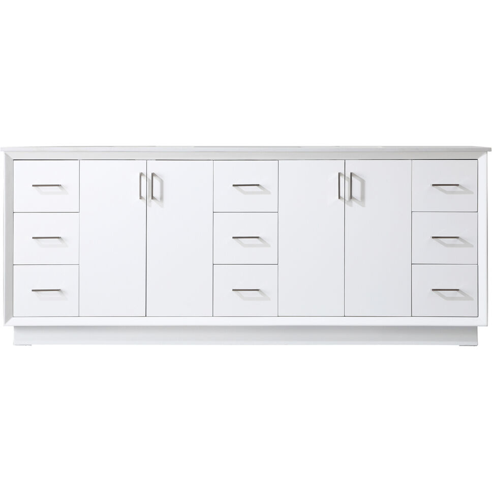 Hayes 84 X 22 X 35 inch White Vanity Sink Set