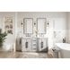 Chase 60 X 34 inch Grey Bathroom Vanity Cabinet