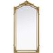 Madeline 66 X 33.5 inch Gold Leaf Mirror