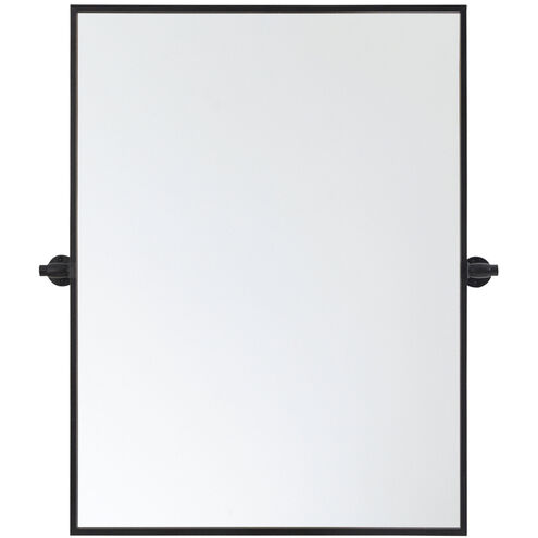 Everly 32 X 24 inch Black Mirror