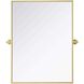 Amoura 32 X 24 inch Brass Mirror