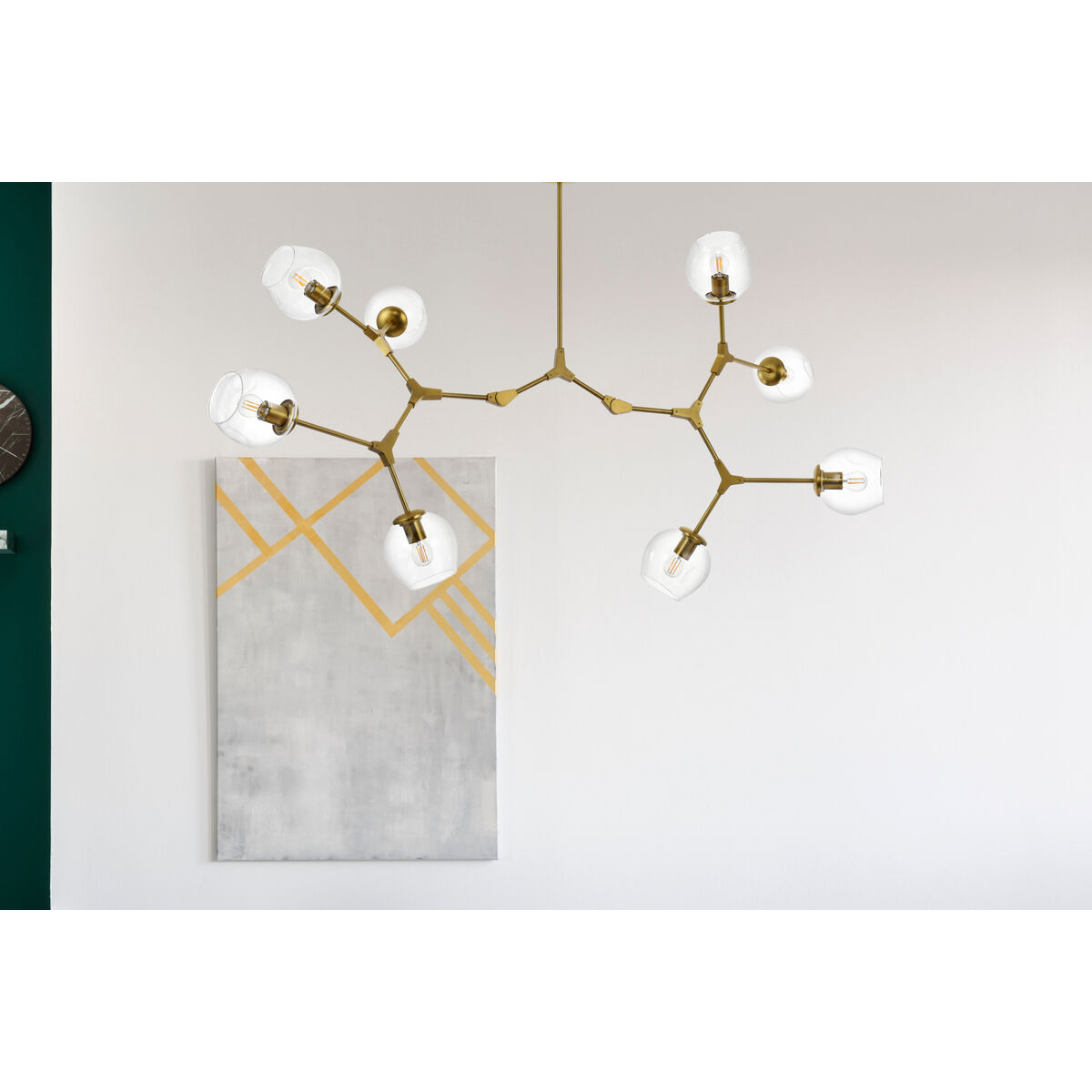 Cavoli 8 Light 32 inch Brass Chandelier Ceiling Light