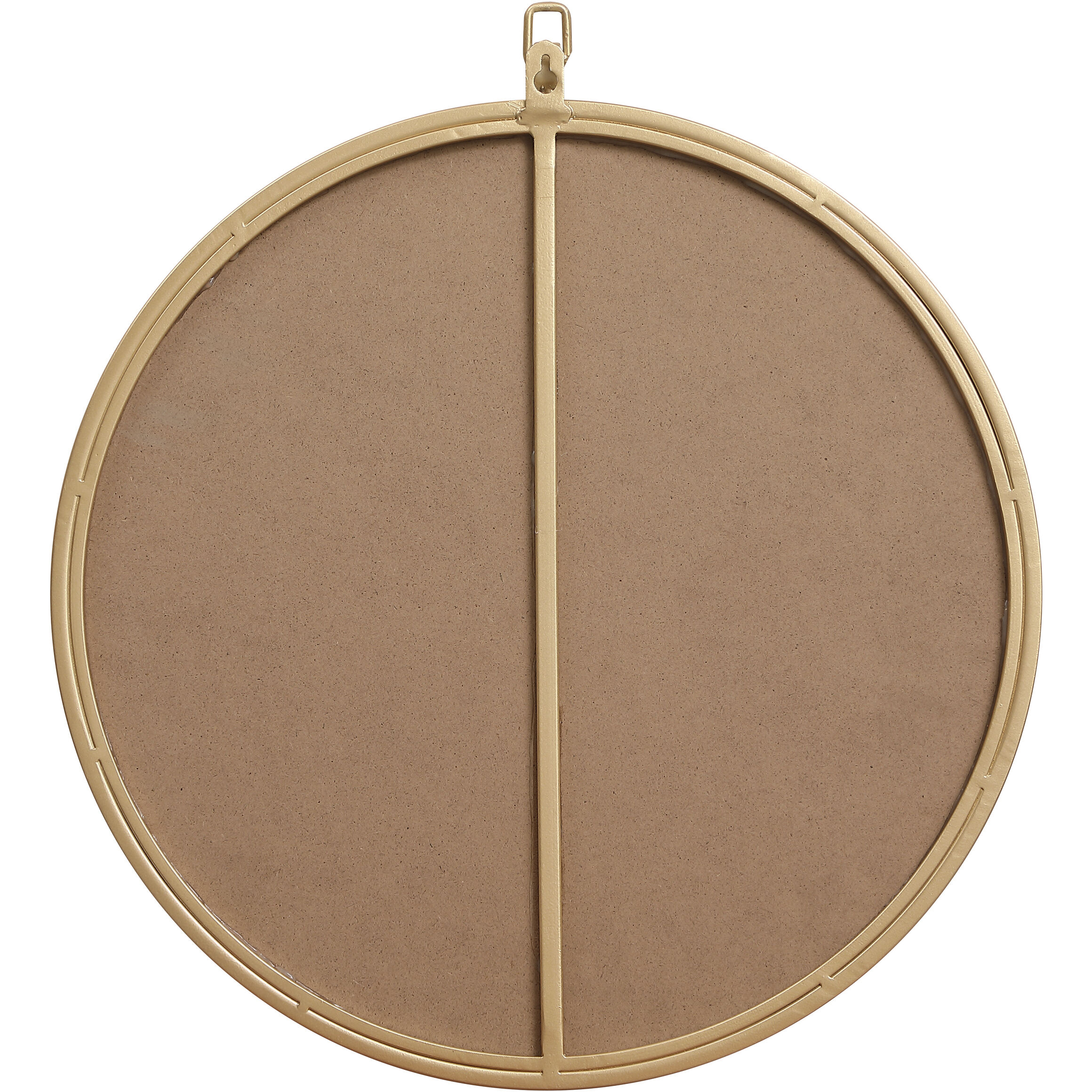 Eternity 18 X 18 inch Brass Wall Mirror