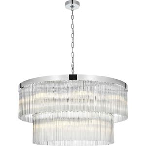 Harlow 14 Light 32 inch Chrome Chandelier Ceiling Light