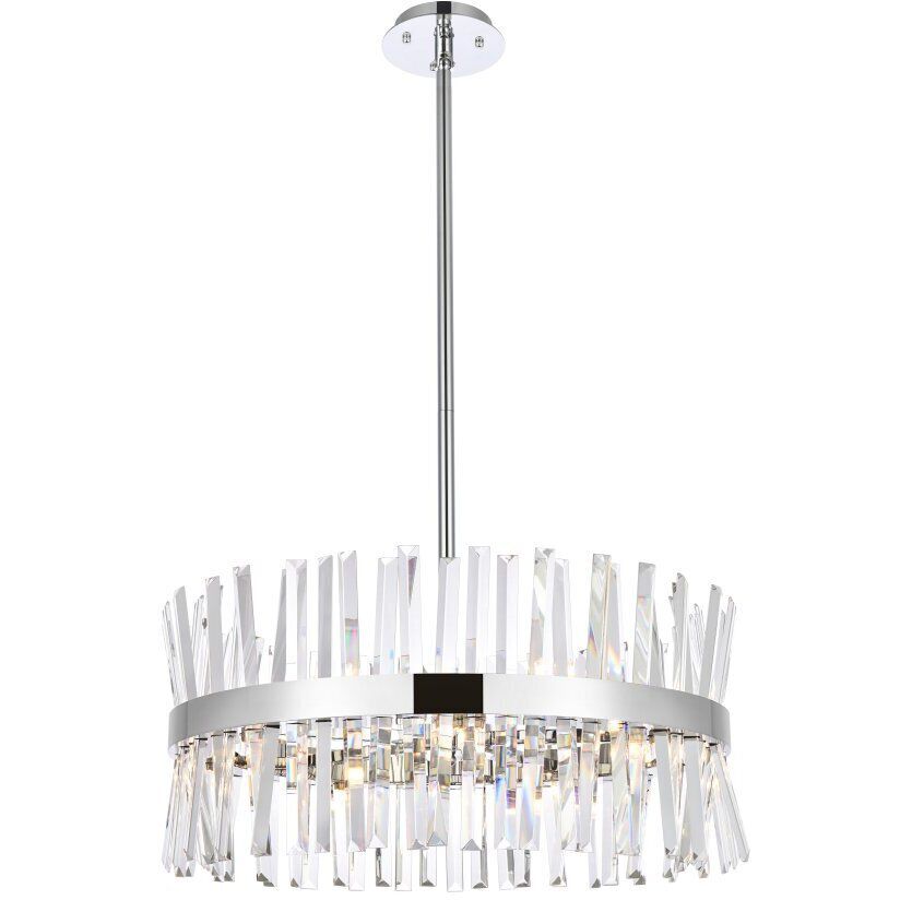 Serephina 14 Light 25 inch Chrome Pendant Ceiling Light