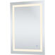 Helios 36 X 27 inch Silver Lighted Wall Mirror 