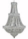 Century 17 Light 30 inch Chrome Foyer Ceiling Light in Royal Cut