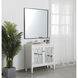 Monet 36 X 36 inch Black Wall Mirror
