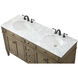 Park Avenue 60 X 22 X 35 inch Driftwood Vanity Sink Set