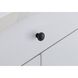 Logyn Matte Black Hardware Cabinet Knob, Set of 10
