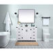 Grant 48 X 19 X 34 inch White Vanity Sink Set