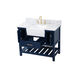 Clement 42 X 22 X 34.13 inch Blue Bathroom Vanity Cabinet