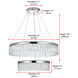 Rune 2 Light 24 inch Chrome Chandelier Ceiling Light