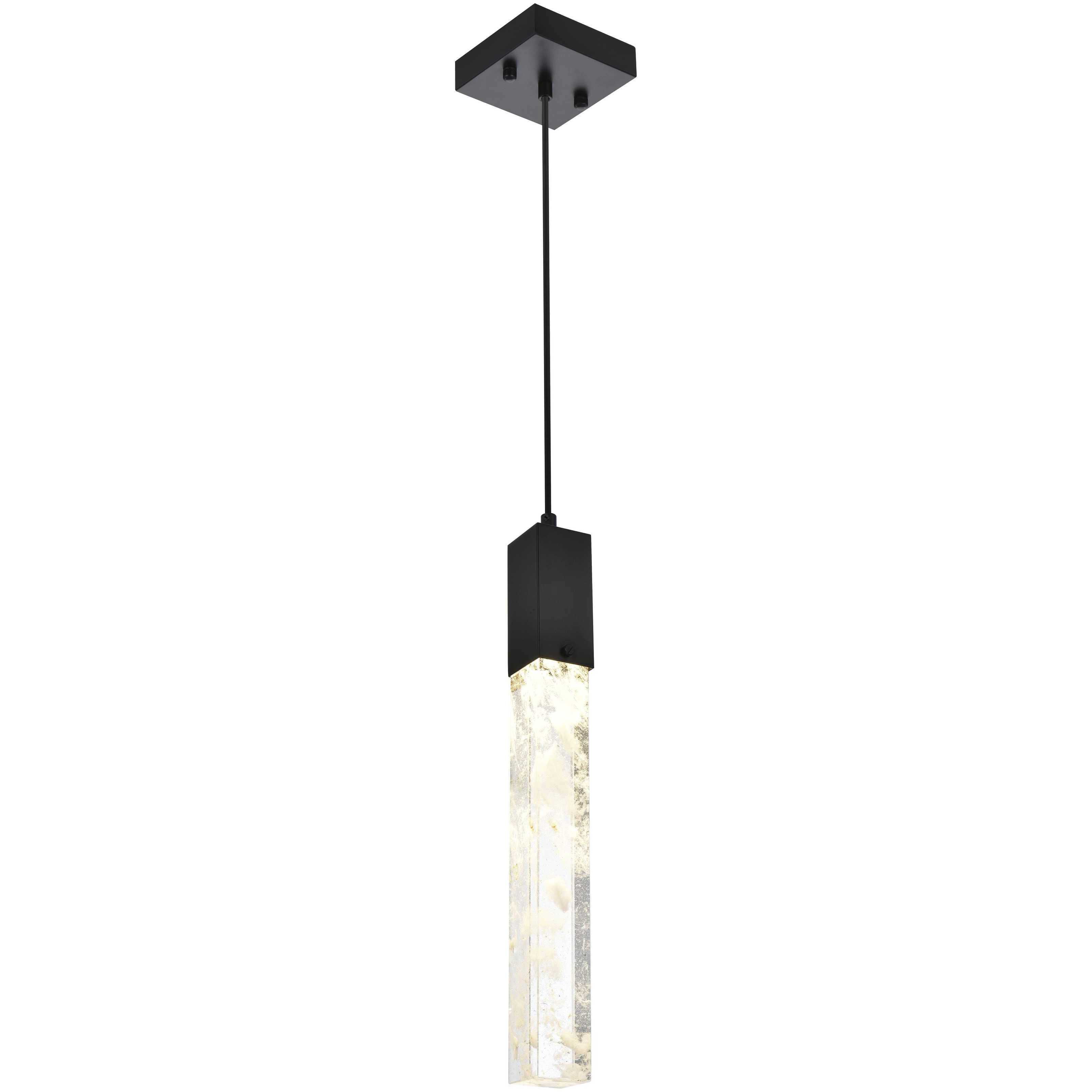 Aurora 1 Light 5 inch Black Pendant Ceiling Light
