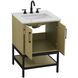 Lennox 24 X 34 inch Honey Brown Bathroom Vanity Cabinet