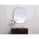 Brynn 30 X 24 inch Silver Mirror in 24 x 30