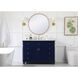 Otto 48 X 21 X 35 inch Blue Vanity Sink Set