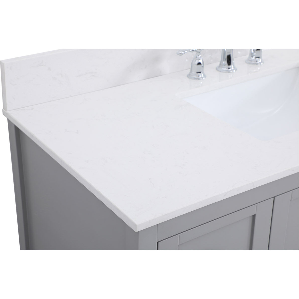 Theo 48 X 22 X 34 inch Gray Vanity Sink Set