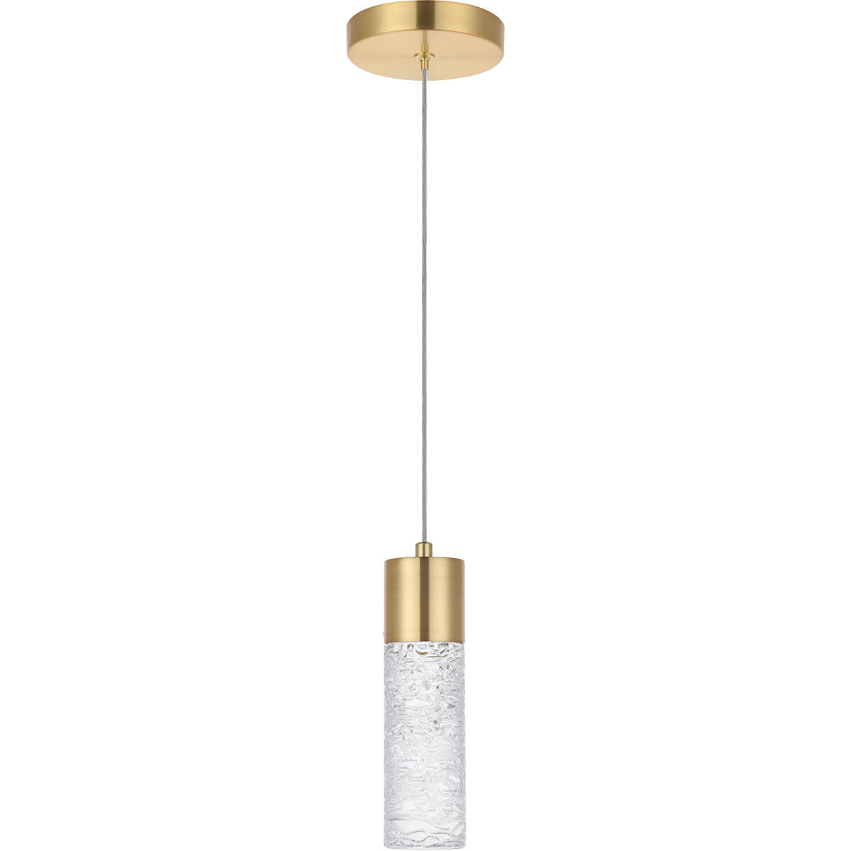 Constellation LED 5 inch Gold Pendant Ceiling Light