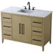 Millie 48 X 35 inch Honey Brown Bathroom Vanity Cabinet