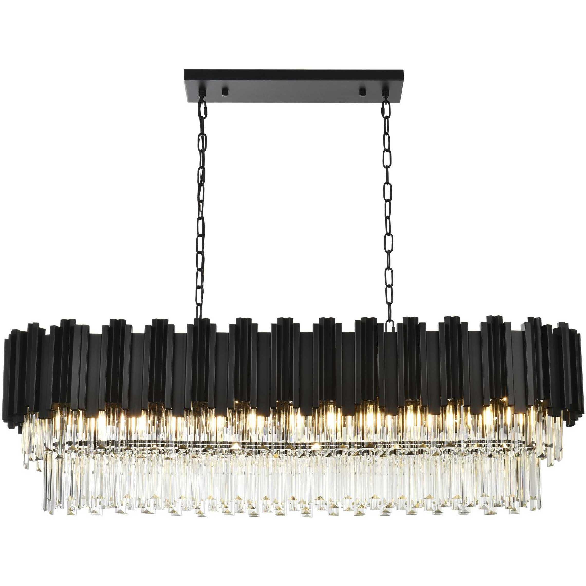 Willow 12 Light 14 inch Black Chandelier Ceiling Light