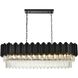 Willow 12 Light 14 inch Black Chandelier Ceiling Light