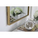 Monet 36 X 18 inch Brass Wall Mirror