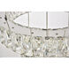 Monroe LED 18 inch Chrome Pendant Ceiling Light