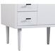Cyrus 48 X 22 X 33.5 inch White Vanity Sink Set in Included