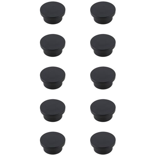 Trovon Matte Black Hardware Cabinet Knob, Set of 10