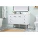 Cyrus 48 X 22 X 33.5 inch White Vanity Sink Set in Included