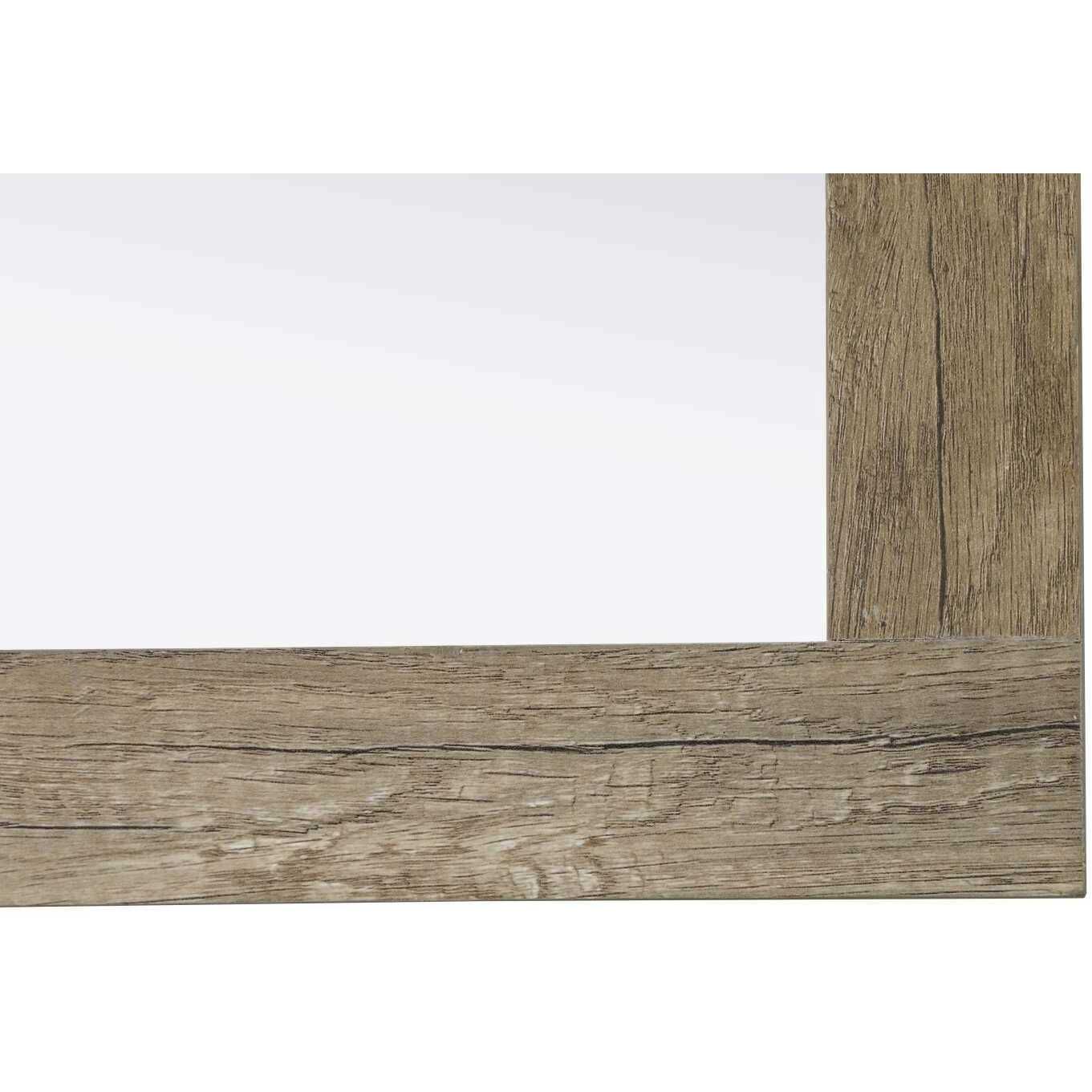 Norah 36 X 36 inch Natural Oak Mirror