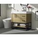 Caroline 32 X 34 inch Honey Brown Bathroom Vanity Cabinet