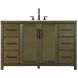 Alina 54 X 34 inch Hazel Oak Bathroom Vanity Cabinet