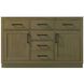 Alden 54 X 35 inch Chestnut Brown Bathroom Vanity Cabinet