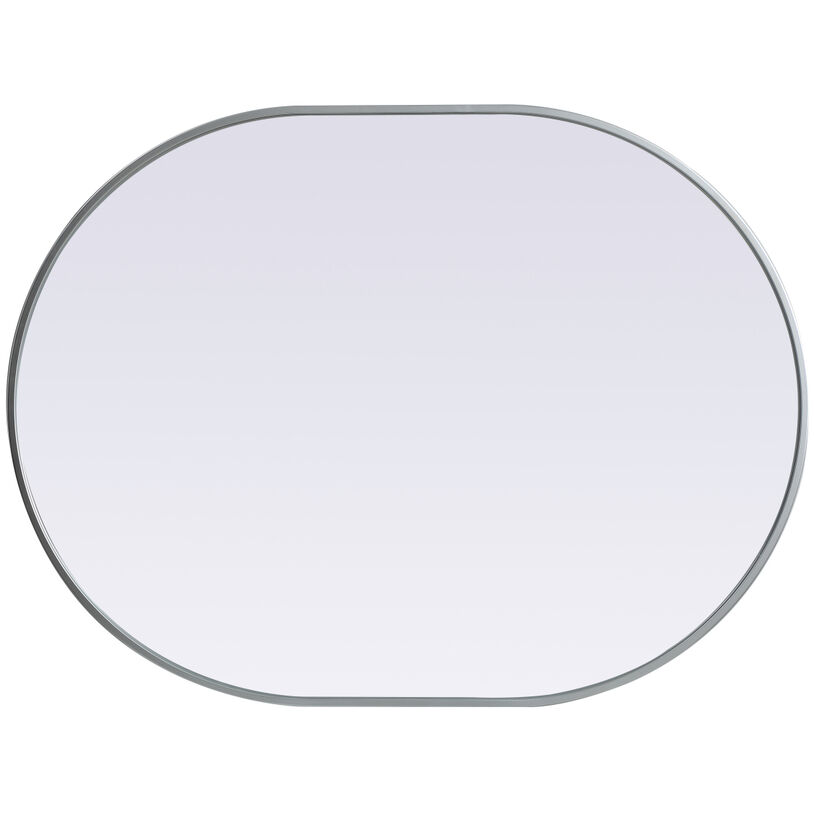 Asha 40 X 30 inch Silver Mirror in 30 x 40