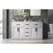 Alden 60 X 35 inch Grey Bathroom Vanity Cabinet