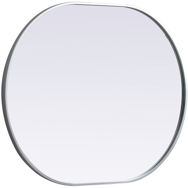 Asha 40 X 30 inch Silver Mirror in 30 x 40