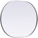 Asha 40 X 30 inch Silver Mirror in 30 x 40