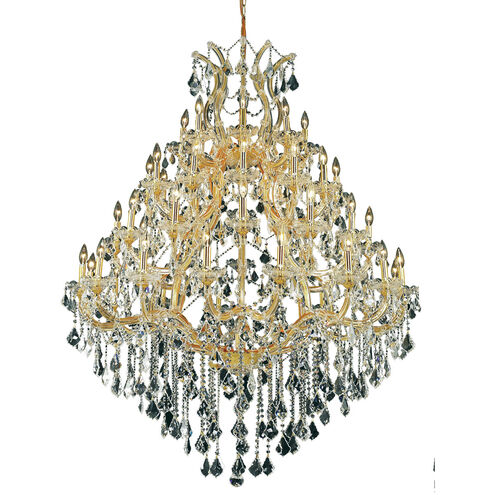 Maria Theresa 49 Light 46 inch Gold Foyer Ceiling Light in Clear, Royal Cut