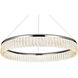 Rune 1 Light 32 inch Chrome Chandelier Ceiling Light