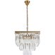 Sydney 13 Light 21.5 inch Satin Gold Chandelier Ceiling Light