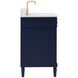 Bennett 48 X 21 X 35 inch Blue Vanity Sink Set