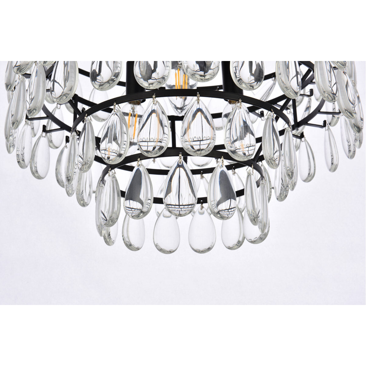 Mila 3 Light 16 inch Black Pendant Ceiling Light