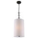 Luna 2 Light 13 inch Bronze Pendant Ceiling Light, Urban Classic