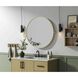 Amoura 30 X 30 inch Brass Mirror